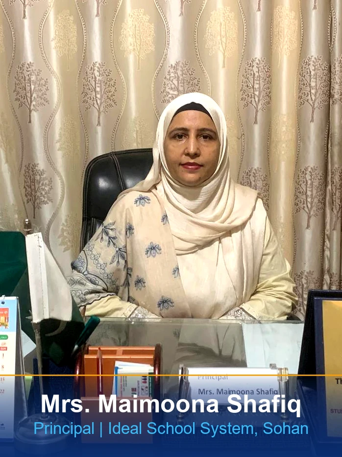 Principal Mrs. Maimoona Shafiq - Ideal School System